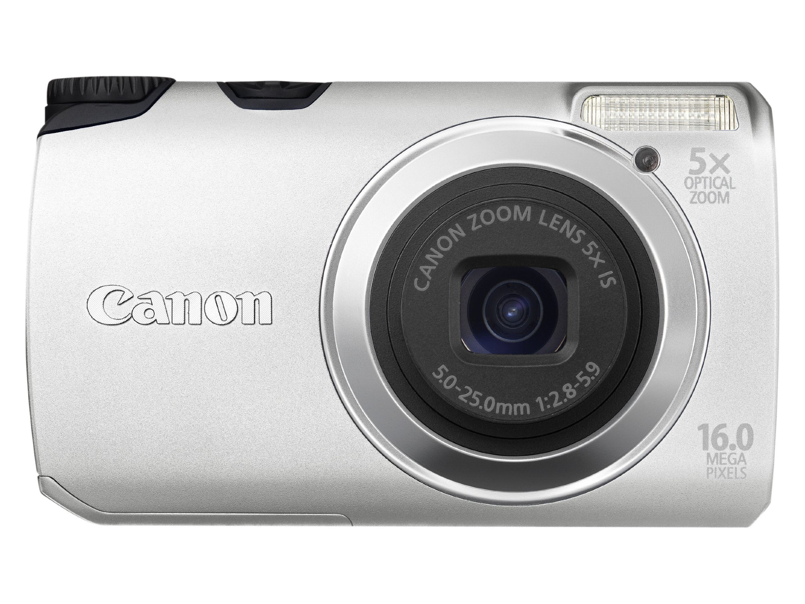 Canon PowerShot A3300 IS Digital Camera - Silver (16.0 MP, 5x